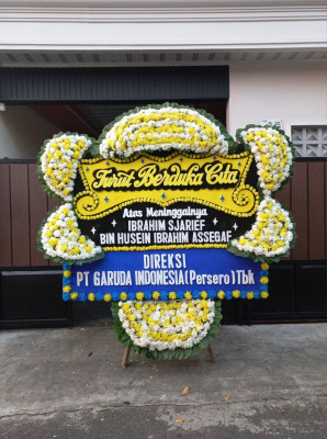 Papan Bunga Duka di Gajah